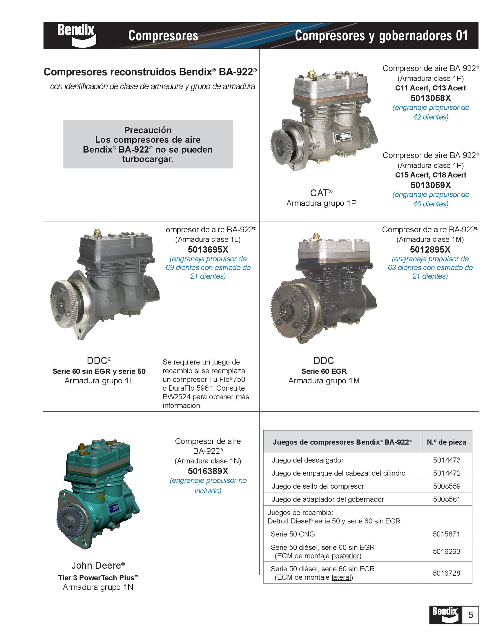 BENDIX CHILE Catálogo de referencia rápida